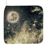 Full Moon And Night Stars Print Hand Towel