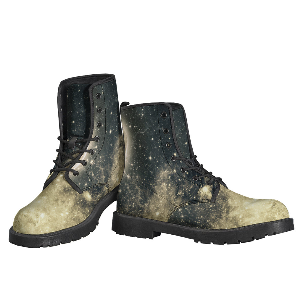 Full Moon And Night Stars Print Backpack