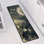 Full Moon And Night Stars Print Long Kitchen Mat