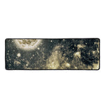 Full Moon And Night Stars Print Long Kitchen Mat