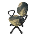 Full Moon And Night Stars Print Office Chair Cover