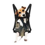 Full Moon And Night Stars Print Pet Carrier Backpack