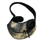 Full Moon And Night Stars Print Pet Sling Carrier