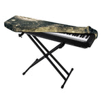 Full Moon And Night Stars Print Piano Keyboard Cover