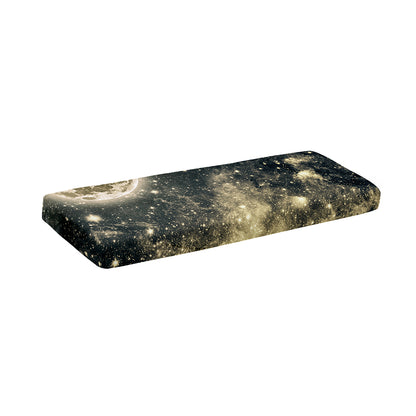 Full Moon And Night Stars Print Piano Keyboard Cover