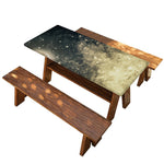 Full Moon And Night Stars Print Picnic Table Cover