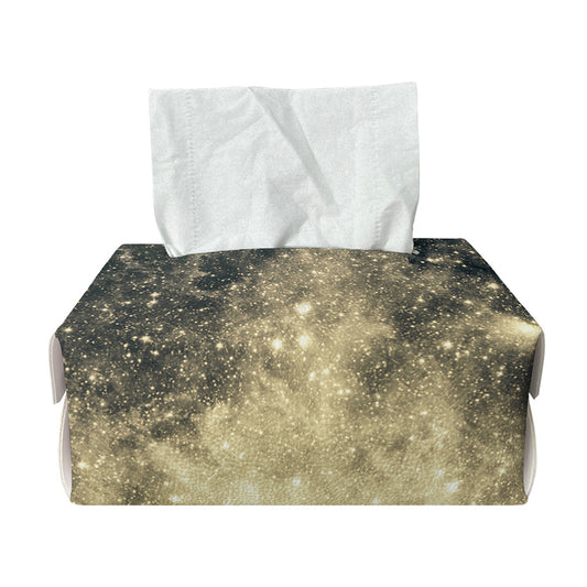 Full Moon And Night Stars Print Rectangle Tissue Box Cover