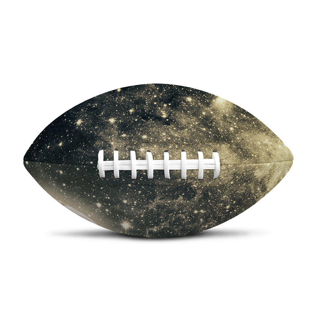 Full Moon And Night Stars Print Rugby Ball