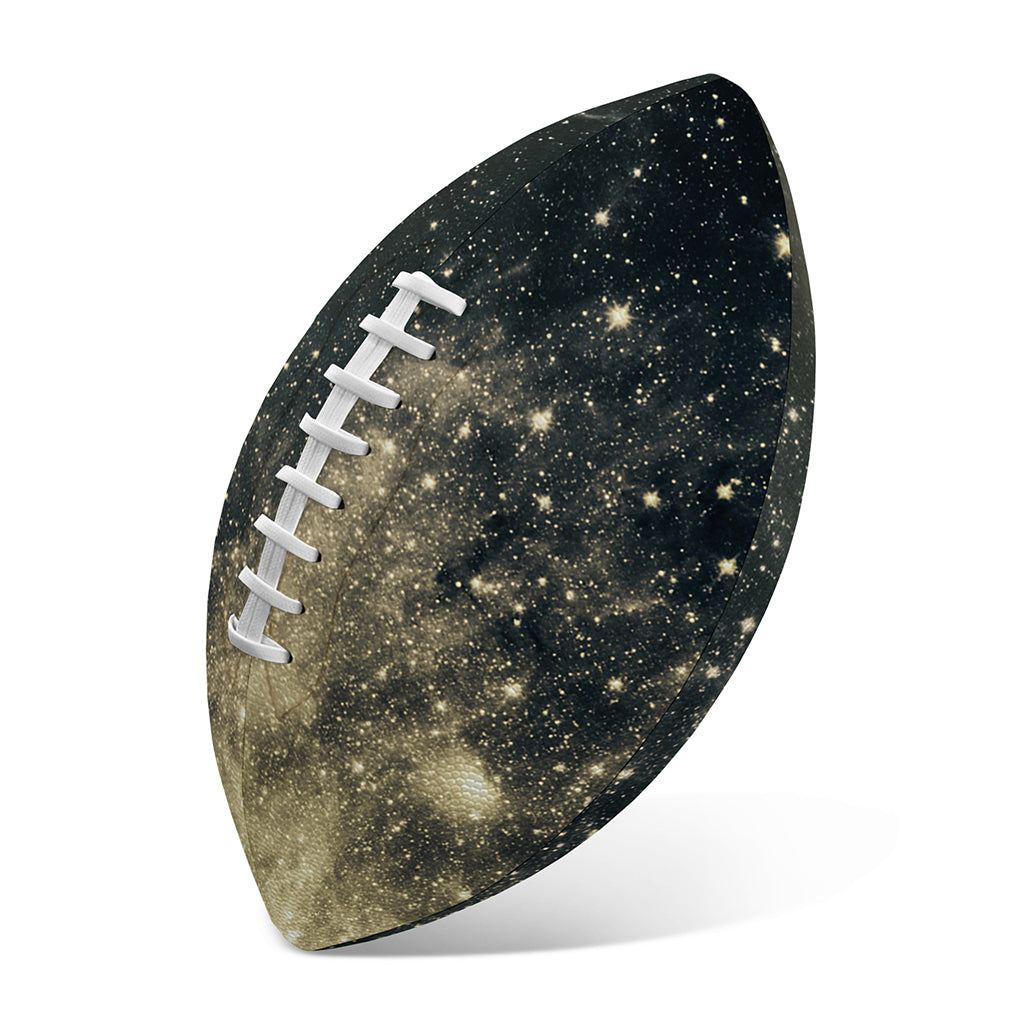 Full Moon And Night Stars Print Rugby Ball