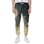 Full Moon And Night Stars Print Scuba Joggers