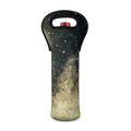 Full Moon And Night Stars Print Single Neoprene Wine Tote