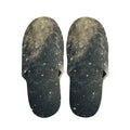 Full Moon And Night Stars Print Slippers