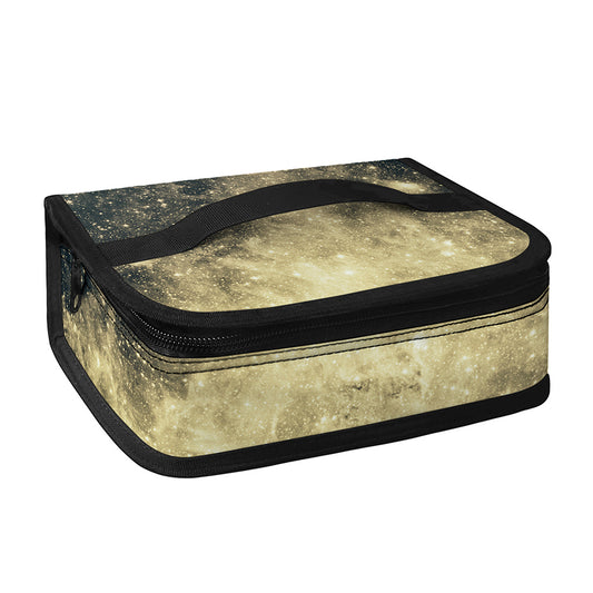 Full Moon And Night Stars Print Small Lunch Bag