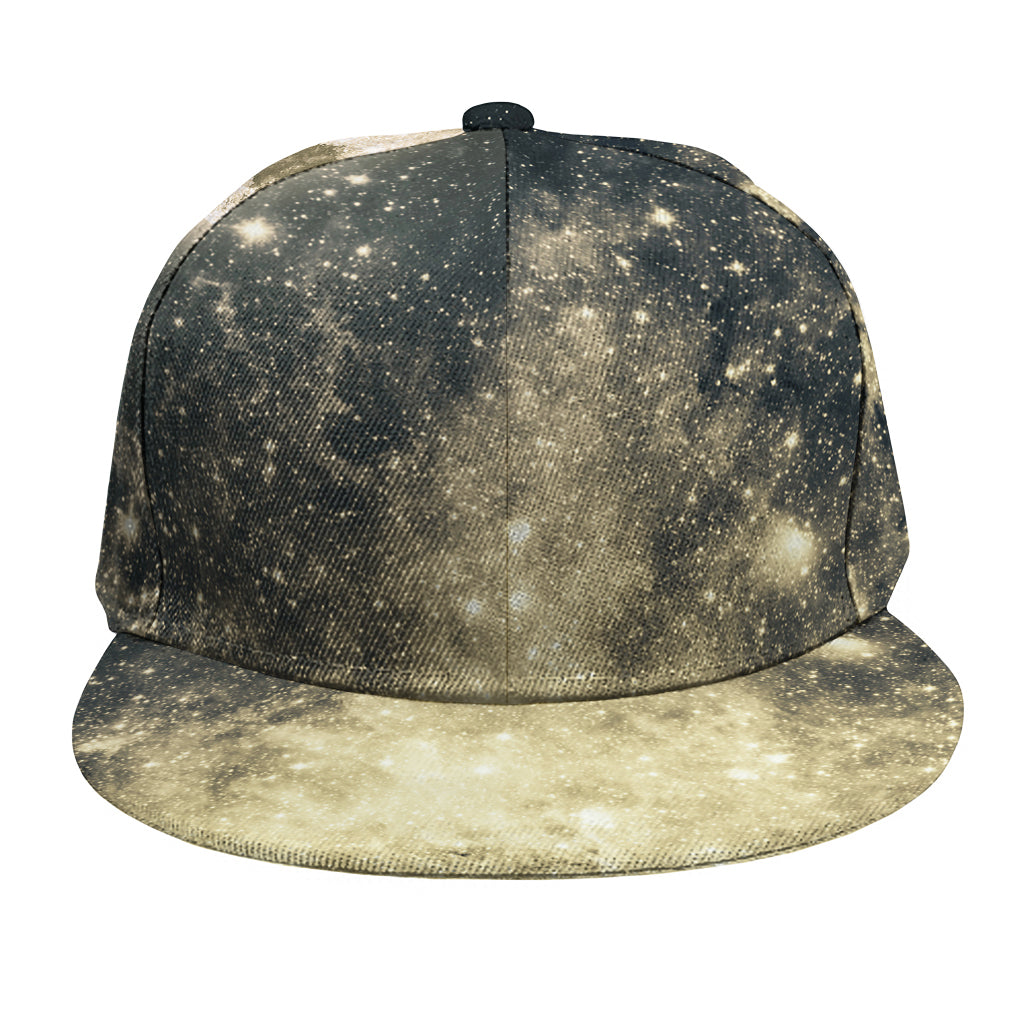 Full Moon And Night Stars Print Snapback Cap