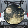 Full Moon And Night Stars Print Tire Cover