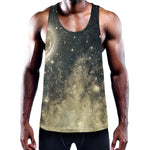 Full Moon And Night Stars Print Training Tank Top