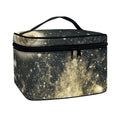 Full Moon And Night Stars Print Travel Makeup Bag