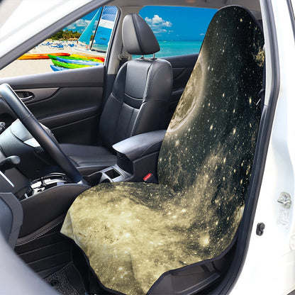 Full Moon And Night Stars Print Waterproof Car Seat Cover