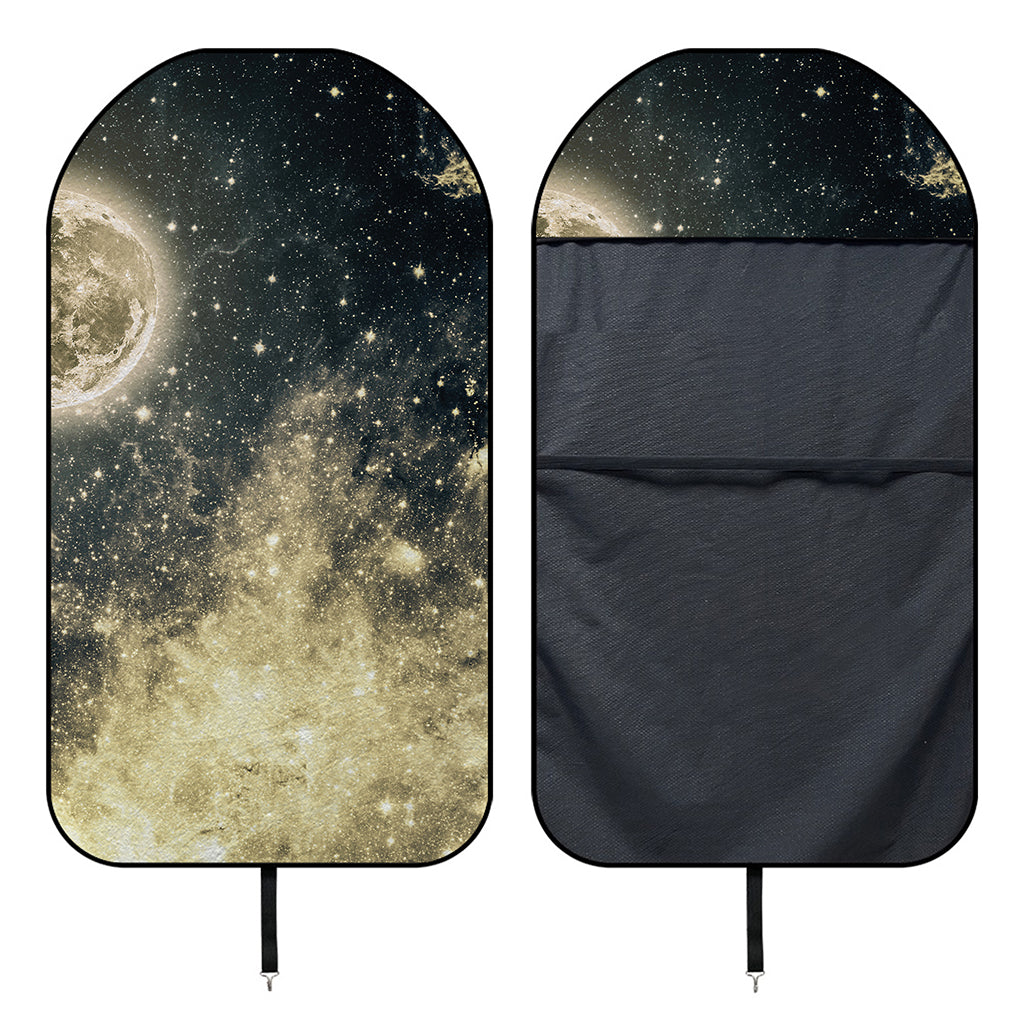 Full Moon And Night Stars Print Waterproof Car Seat Cover