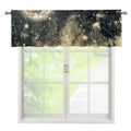 Full Moon And Night Stars Print Window Valance