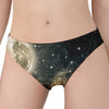 Full Moon And Night Stars Print Women's Panties