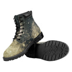 Full Moon And Night Stars Print Work Boots