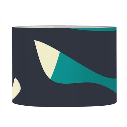 Full Moon Halloween Flying Witch Print Drum Lamp Shade