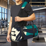 Full Moon Halloween Flying Witch Print Gym Bag