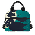 Full Moon Halloween Flying Witch Print Insulated Lunch Bag