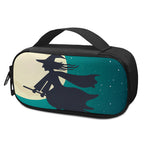 Full Moon Halloween Flying Witch Print Insulin Cooler Travel Case