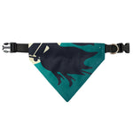 Full Moon Halloween Flying Witch Print Over The Collar Dog Bandana