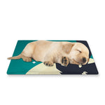 Full Moon Halloween Flying Witch Print Pet Cooling Mat Cover