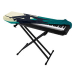 Full Moon Halloween Flying Witch Print Piano Keyboard Cover