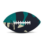 Full Moon Halloween Flying Witch Print Rugby Ball