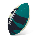 Full Moon Halloween Flying Witch Print Rugby Ball