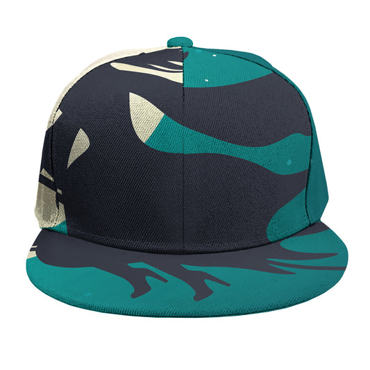 Full Moon Halloween Flying Witch Print Snapback Cap