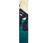 Full Moon Halloween Flying Witch Print Table Runner