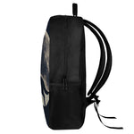 Full Moon Howling Wolf Print 17 Inch Backpack