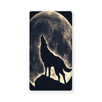 Full Moon Howling Wolf Print Baby Crib Sheet