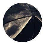 Full Moon Howling Wolf Print Basketball