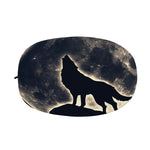 Full Moon Howling Wolf Print Car Side Mirror Covers