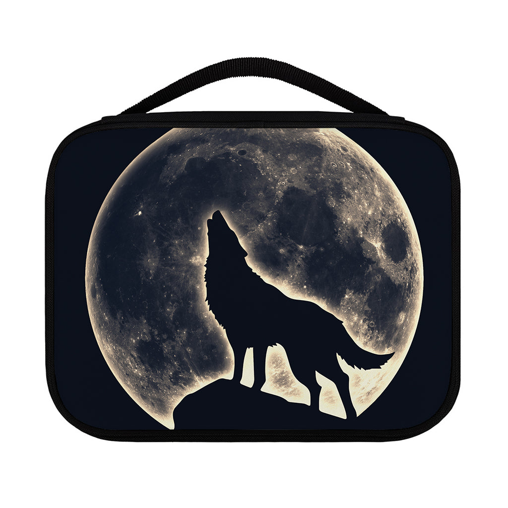 Full Moon Howling Wolf Print Classic Bible Case