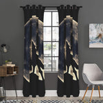Full Moon Howling Wolf Print Curtain