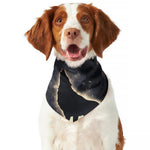 Full Moon Howling Wolf Print Dog Bandana