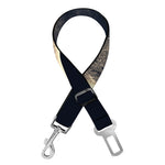 Full Moon Howling Wolf Print Dog Seat Belt