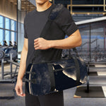 Full Moon Howling Wolf Print Gym Bag