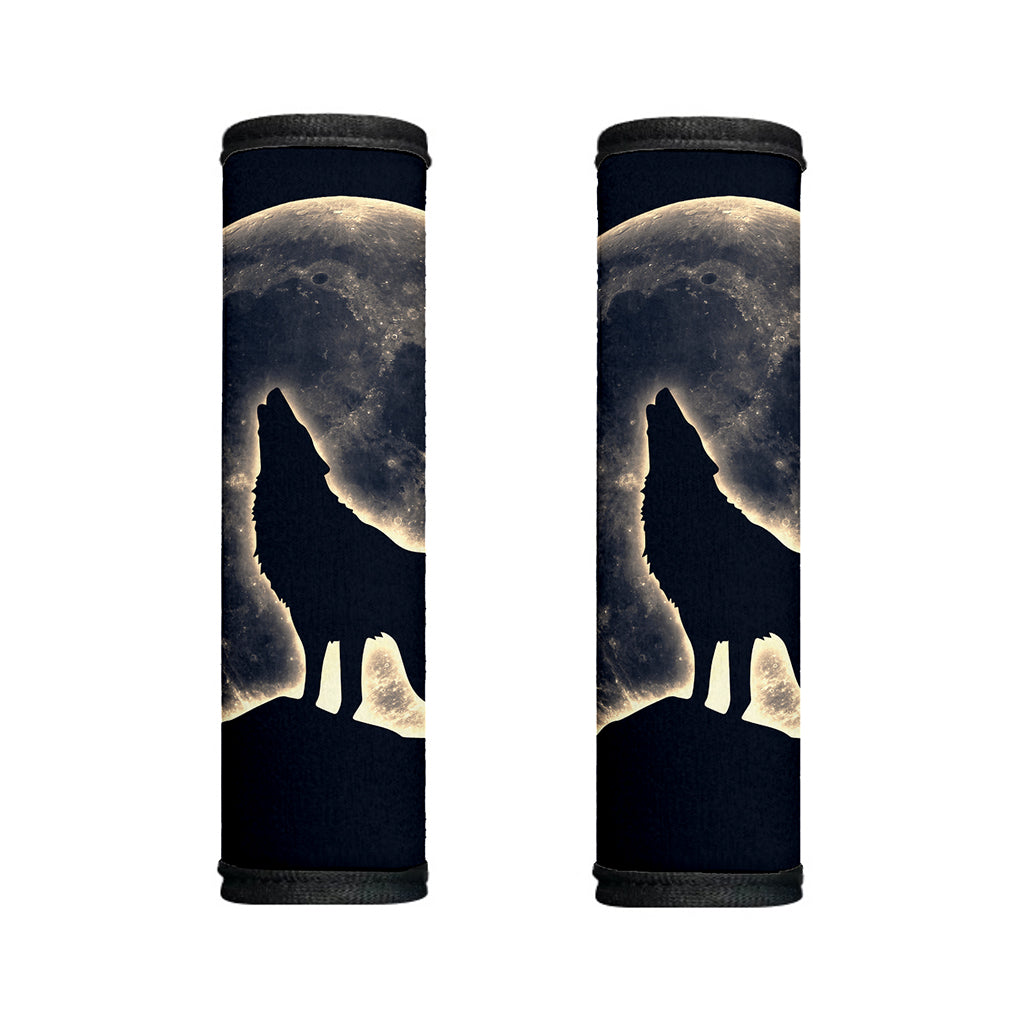 Full Moon Howling Wolf Print Handle Covers
