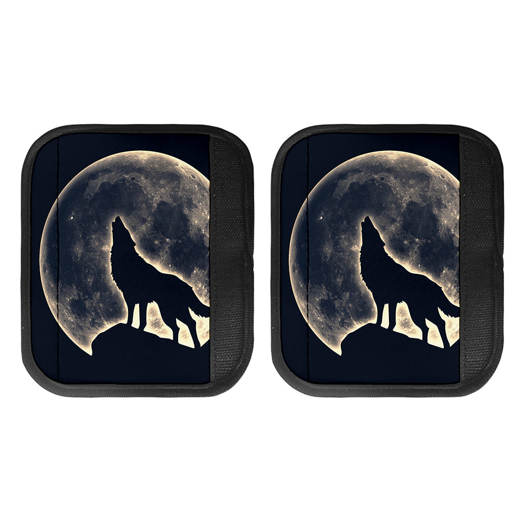 Full Moon Howling Wolf Print Handle Covers