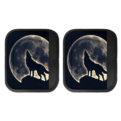 Full Moon Howling Wolf Print Handle Covers