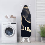 Full Moon Howling Wolf Print Ironing Board Cover